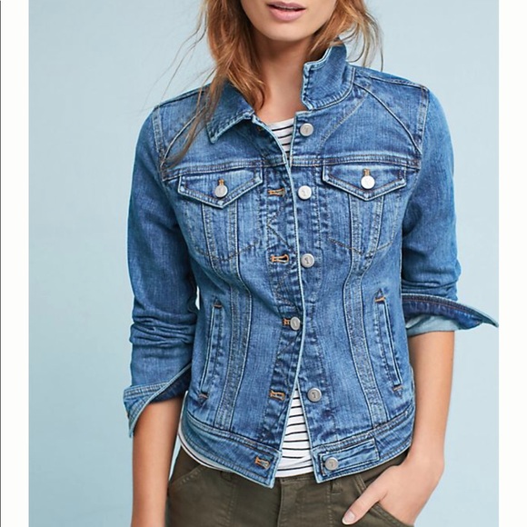 anthropologie pilcro denim jacket